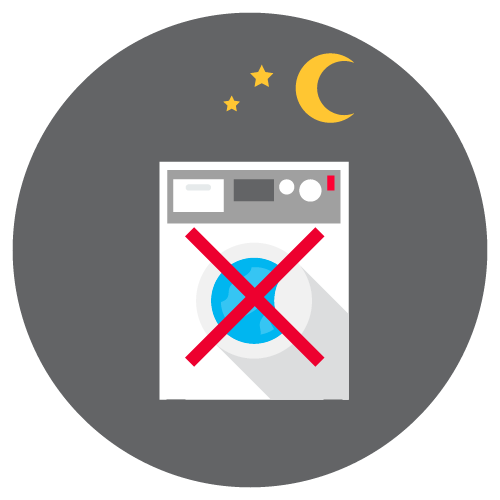 Verisure brandsikring vaskemaskine om natten