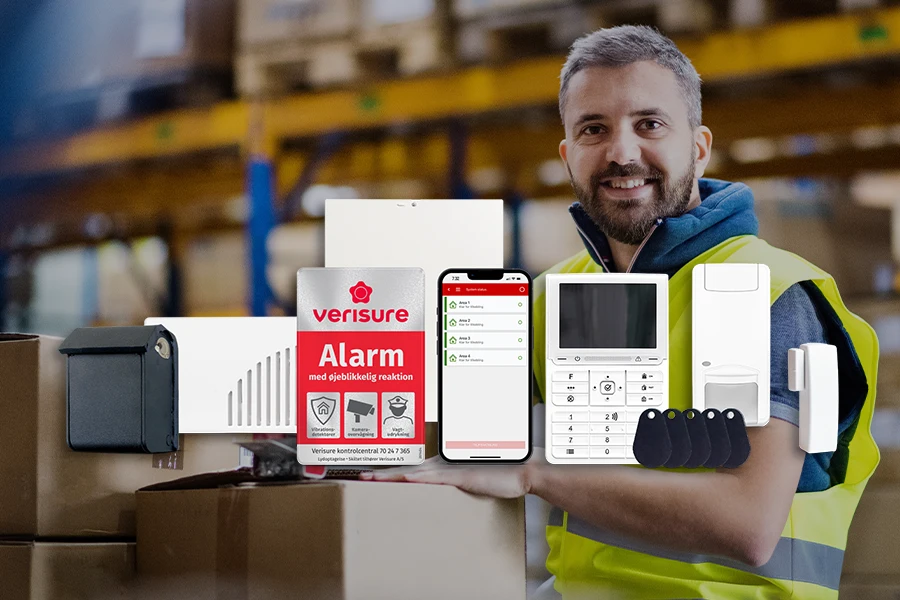 Erhvervsalarmer med sikringskrav op til 40