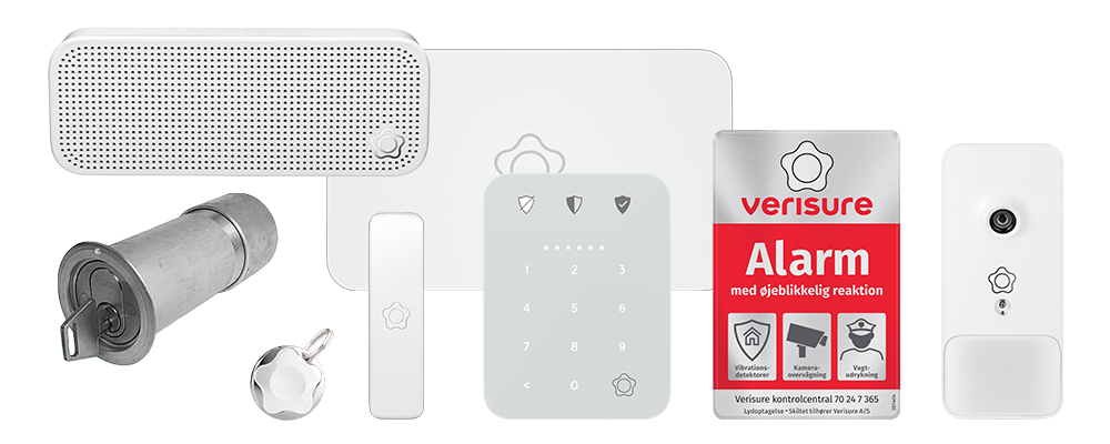 Bedste alarmsystem til virksomheder - Verisure Pro Basis sikringskrav 20 erhvervsalarm