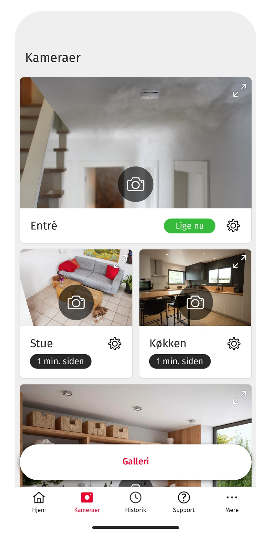 Tjek din bolig i Verisure app