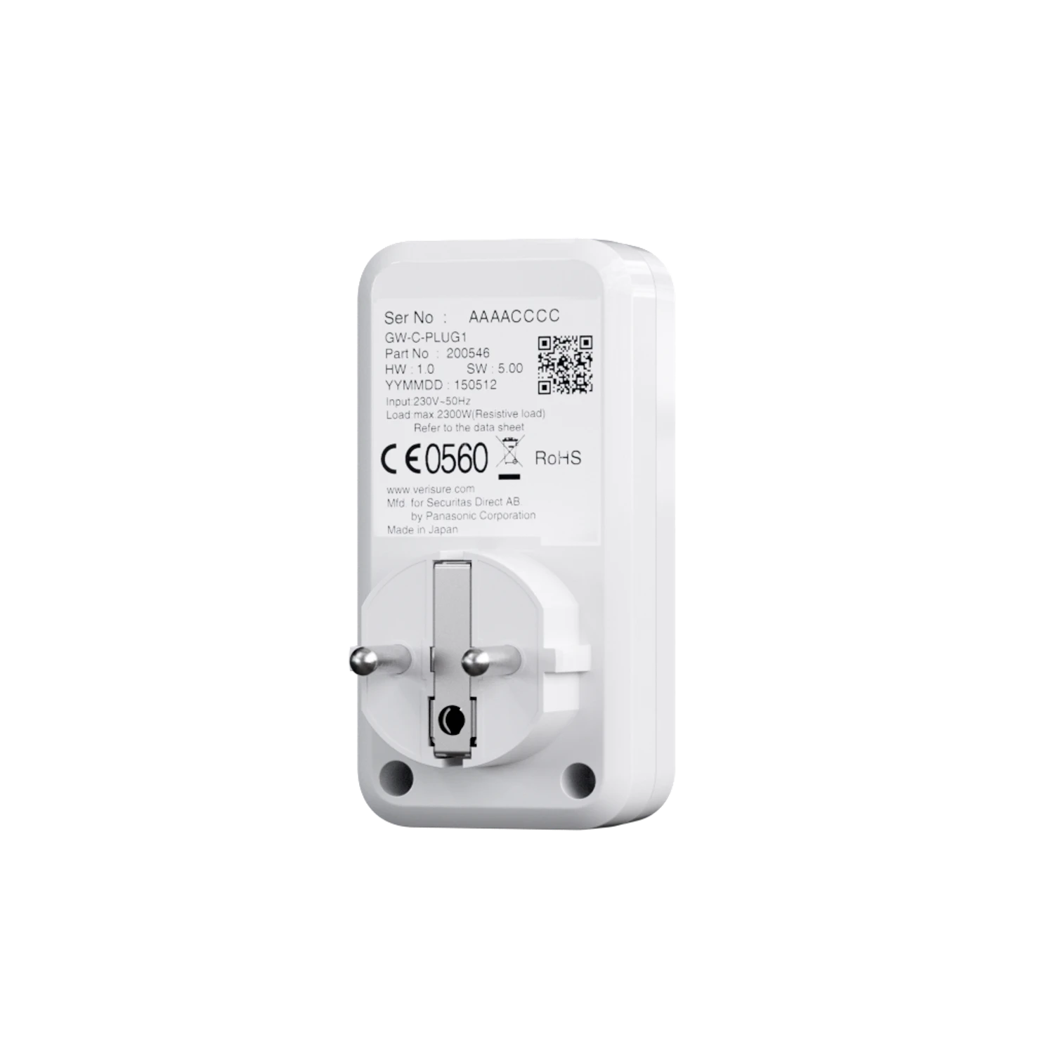 Smart Plug fra Verisure