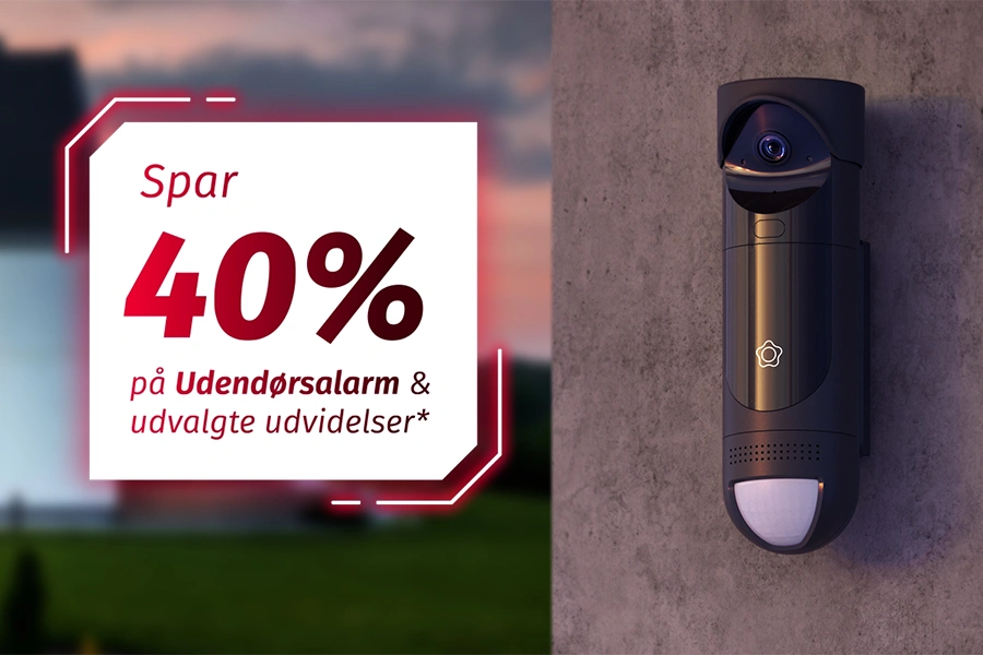 Verisure udendørs alarm kampagne