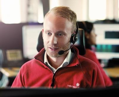 Verisures service til erhvervsalarmer