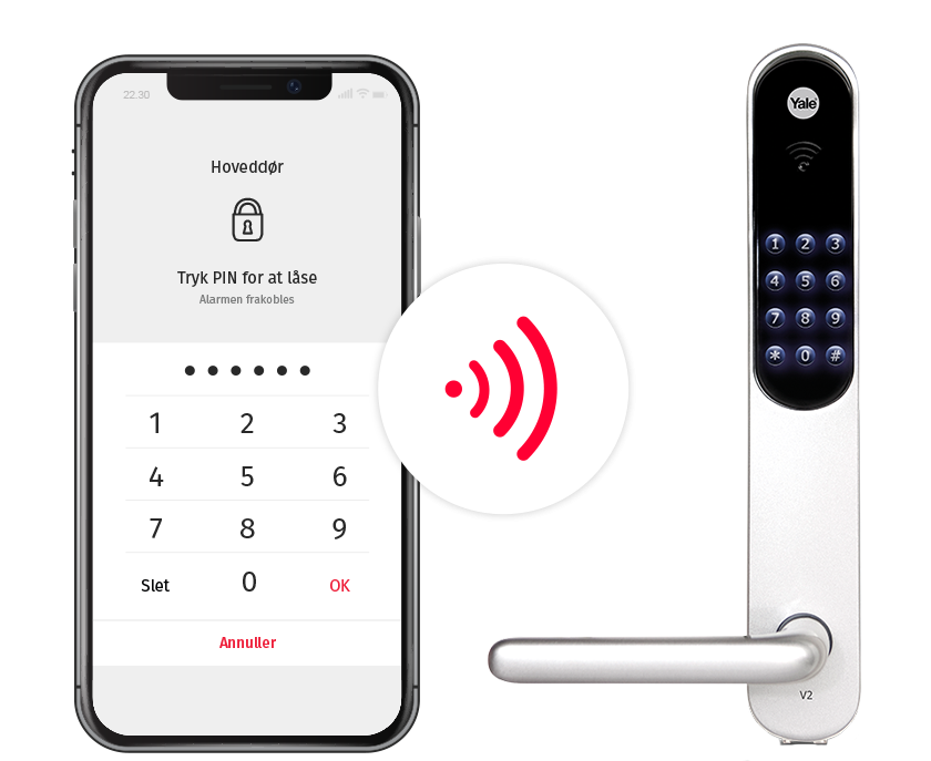 give aspekt paperback Elektronisk dørlås - Styr din lås med en smart app - Verisure