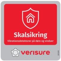 alarmskilt til skalsikring