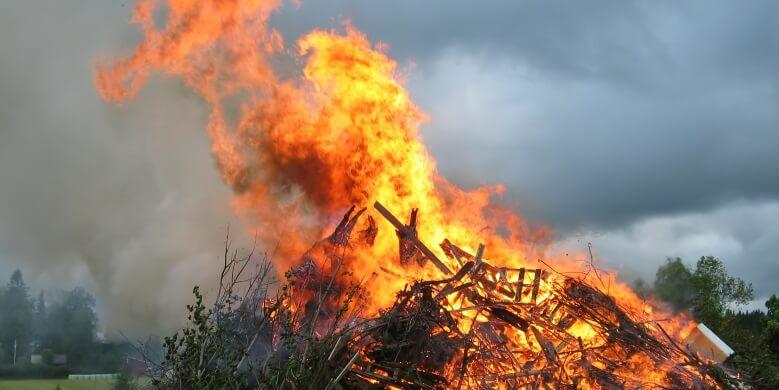 højsæson for brand